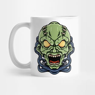 mad zombie head Mug